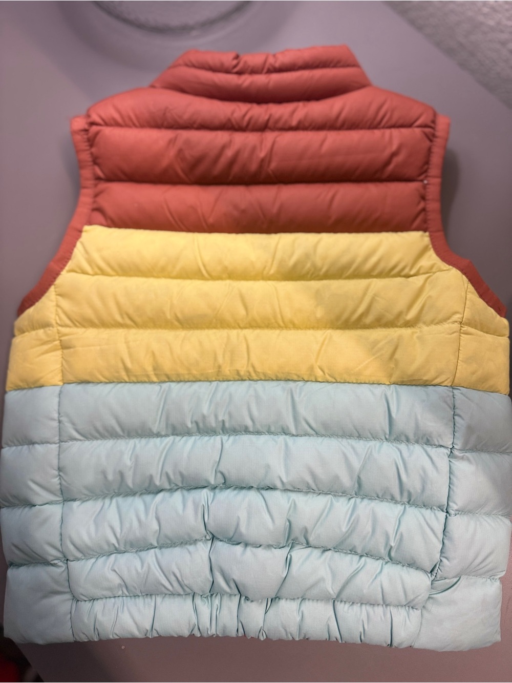 Patagonia Baby Down Sweater Vest 2T Colorblock Puffer Toddler Kids - Picture 9 of 12